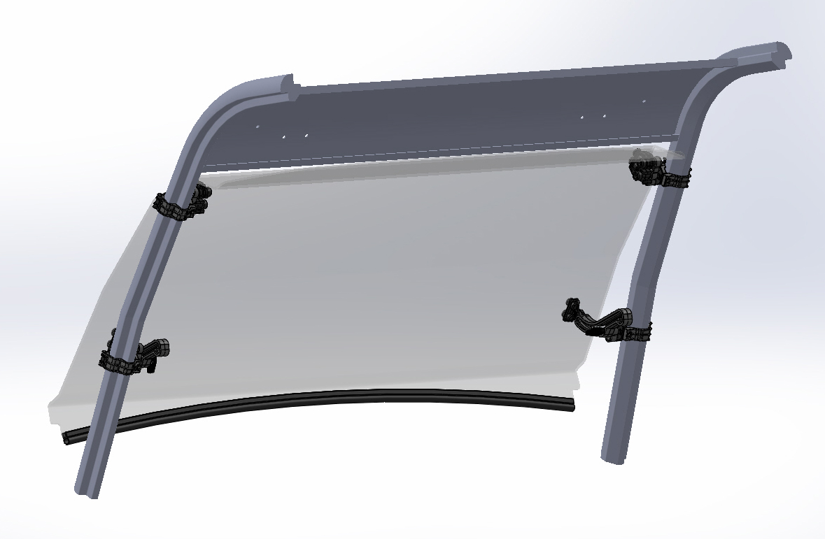 DEEREWS4000 FULL TILT WINDSHIELD