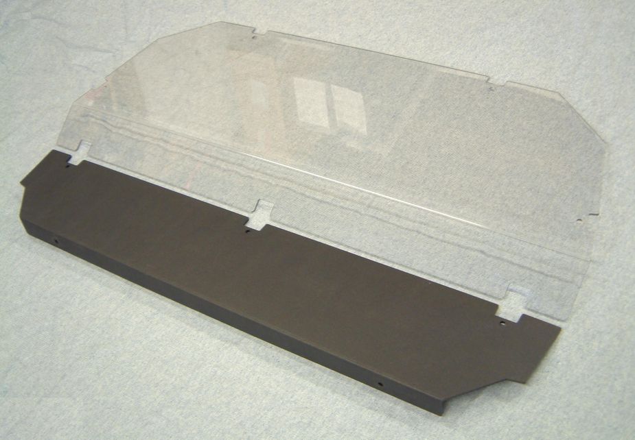 POLARIS RZR REAR WINDSHIELD/REAR PANEL COMBO
