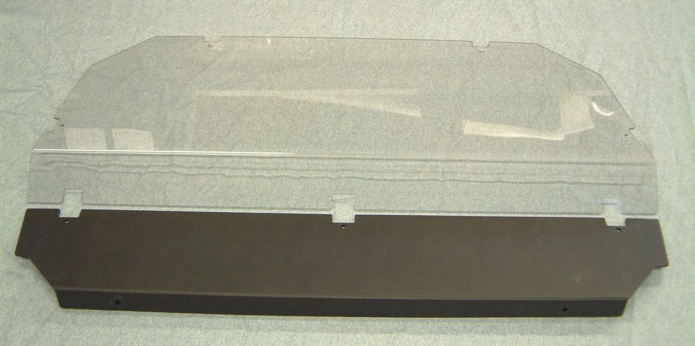 POLARIS RZR REAR WINDSHIELD/REAR PANEL COMBO
